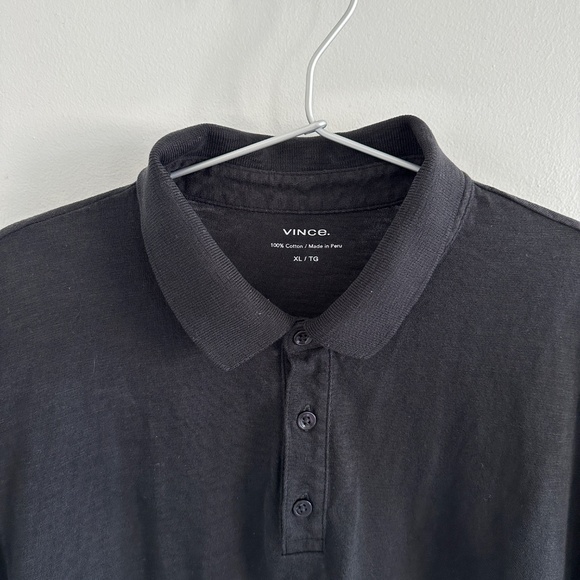 BLACK VINCE 100% Cotton Slub Jersey Polo (3 PACK)! Size XL - Picture 2 of 9